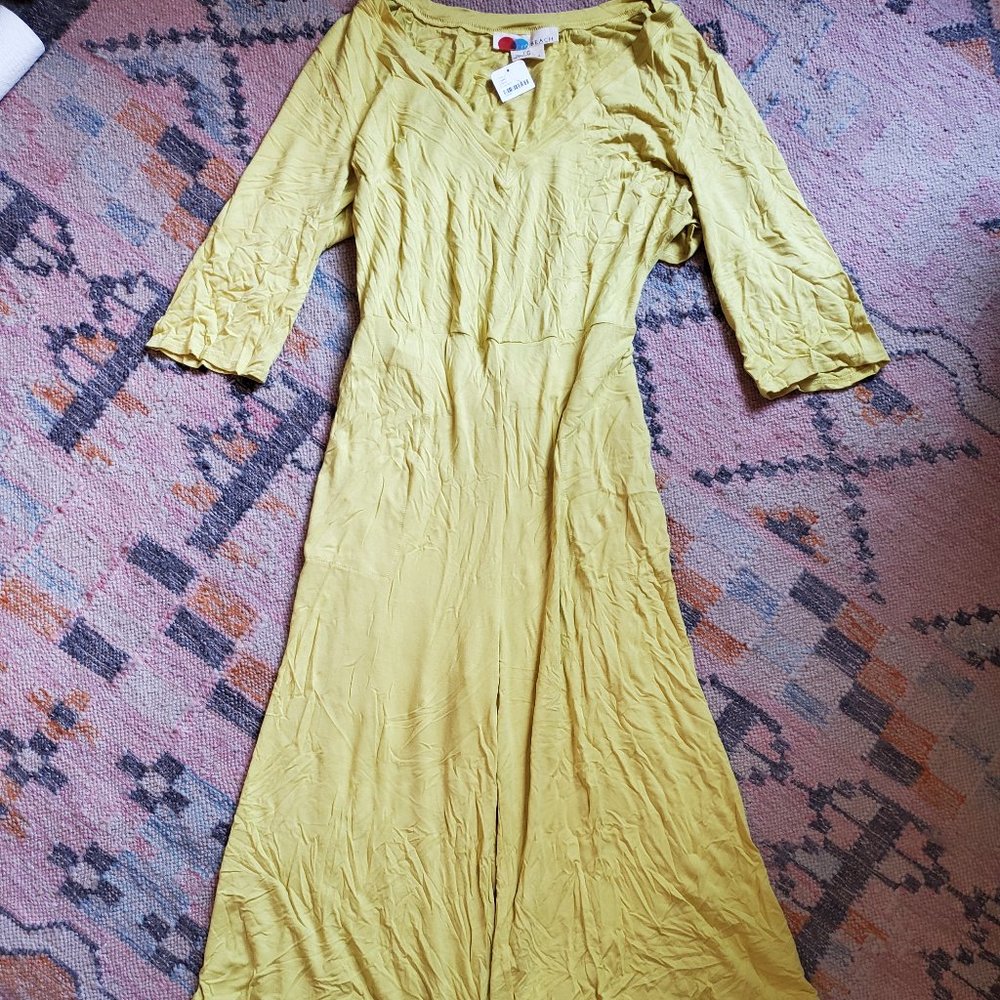 NWT Free People Yellow Jumpsuit